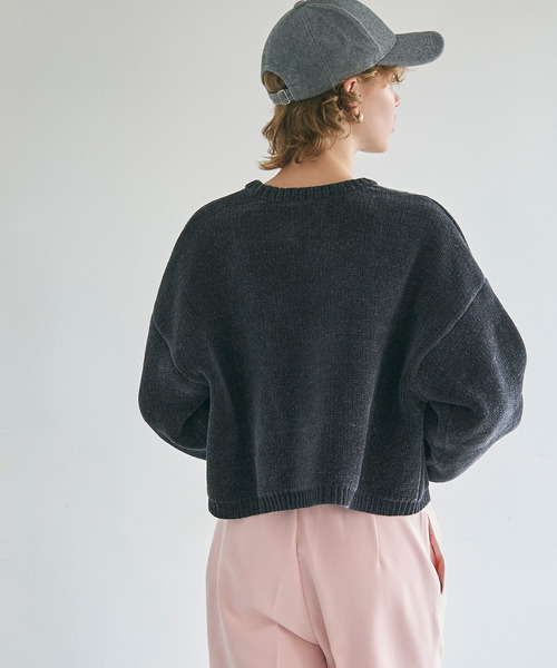 coca（coca）（コカ）の「フワもち立体ロゴニット（ニット/セーター・レディース・アイボリー/グリーン/チャコール・M/L）」の16枚目の写真