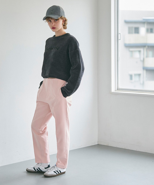 coca（coca）（コカ）の「フワもち立体ロゴニット（ニット/セーター・レディース・アイボリー/グリーン/チャコール・M/L）」の18枚目の写真