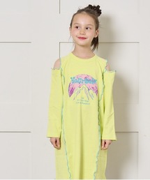 BIG FIELD | ナガソデ肩あきワンピース（90～150cm）(ワンピース)