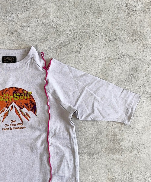 BIG FIELD（ビッグフィールド）の「ナガソデ肩あきワンピース（90～150cm）（ワンピース・キッズ・レモンイエロー/ライトグレー/チャコール・110/120/130/150/100/140/90）」の15枚目の写真