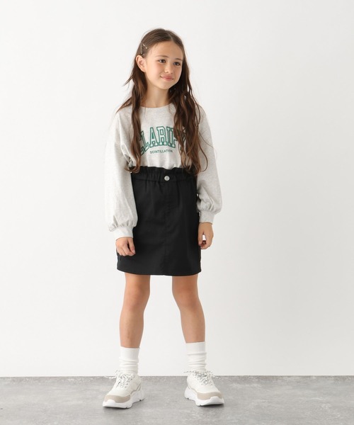 GLOBAL WORK（グローバルワーク）の「ヘビロッTEEモチーフワイド/991382（Tシャツ/カットソー・キッズ・グレー/ホワイト系8/ホワイト系6/ホワイト系5/ホワイト系7/サックスブルー/チャコール・130cm/150cm/120cm/140cm/160cm/170cm）」の11枚目の写真