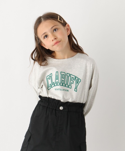 GLOBAL WORK（グローバルワーク）の「ヘビロッTEEモチーフワイド/991382（Tシャツ/カットソー・キッズ・グレー/ホワイト系8/ホワイト系6/ホワイト系5/ホワイト系7/サックスブルー/チャコール・130cm/150cm/120cm/140cm/160cm/170cm）」の15枚目の写真