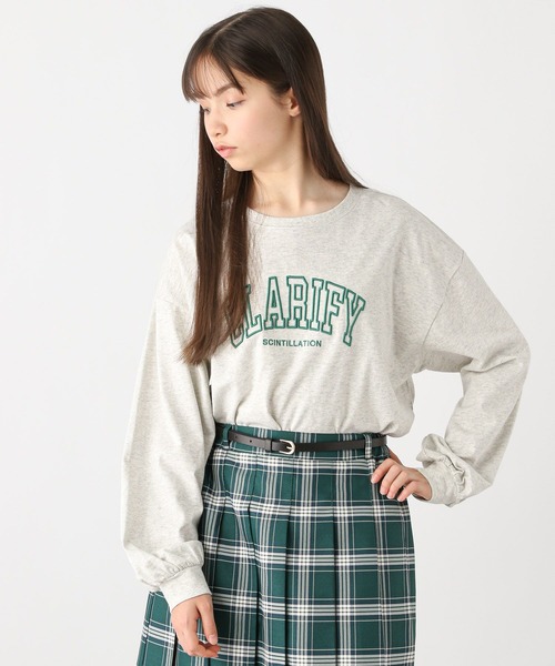 GLOBAL WORK（グローバルワーク）の「ヘビロッTEEモチーフワイド/991382（Tシャツ/カットソー・キッズ・グレー/ホワイト系8/ホワイト系6/ホワイト系5/ホワイト系7/サックスブルー/チャコール・130cm/150cm/120cm/140cm/160cm/170cm）」の19枚目の写真