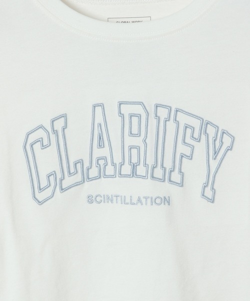 GLOBAL WORK（グローバルワーク）の「ヘビロッTEEモチーフワイド/991382（Tシャツ/カットソー・キッズ・グレー/ホワイト系8/ホワイト系6/ホワイト系5/ホワイト系7/サックスブルー/チャコール・130cm/150cm/120cm/140cm/160cm/170cm）」の10枚目の写真