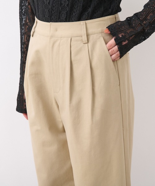 RIVE DROITE（リヴドロワ）の「MONN.:.(モン)/ルーズチノパンツ（チノパンツ・レディース・ネイビー/ベージュ・36/38）」の19枚目の写真