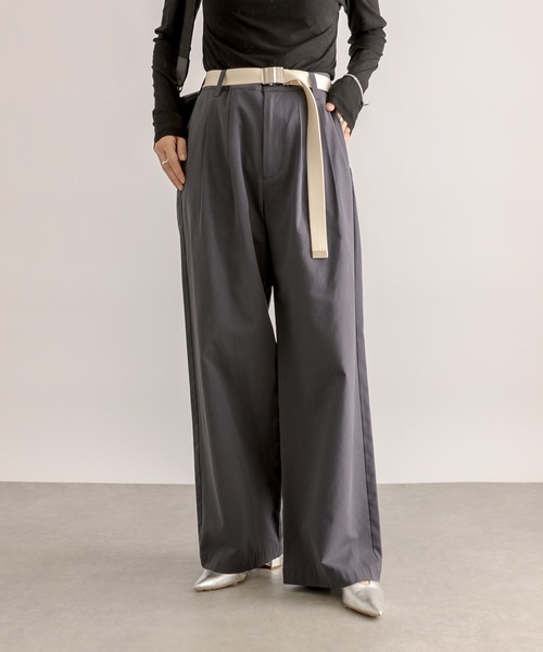 RIVE DROITE（リヴドロワ）の「MONN.:.(モン)/ルーズチノパンツ（チノパンツ・レディース・ネイビー/ベージュ・36/38）」の21枚目の写真