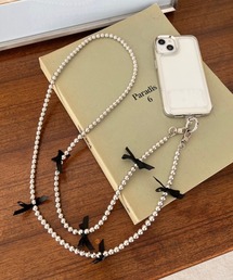 Me% | リボンモバイルストラップ　996436(スマホグッズ)