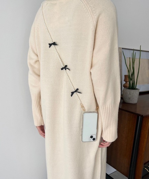 Me%（ミィパーセント）の「【ストラップシート付き】リボンモバイルストラップ　996436（スマホグッズ・レディース・アイボリー/グレー・FREE）」の14枚目の写真