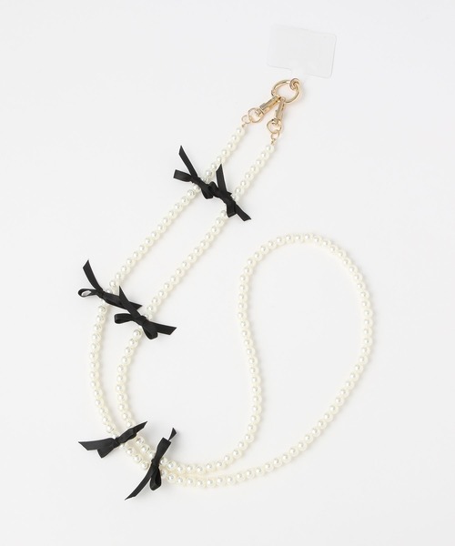 Me%（ミィパーセント）の「【ストラップシート付き】リボンモバイルストラップ　996436（スマホグッズ・レディース・アイボリー/グレー・FREE）」の18枚目の写真