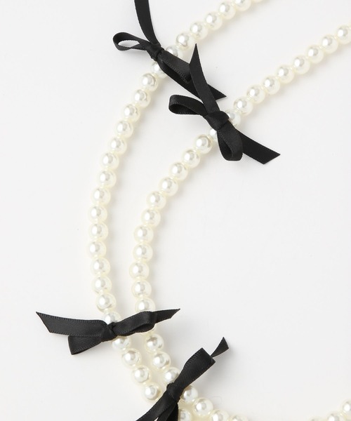 Me%（ミィパーセント）の「【ストラップシート付き】リボンモバイルストラップ　996436（スマホグッズ・レディース・アイボリー/グレー・FREE）」の21枚目の写真