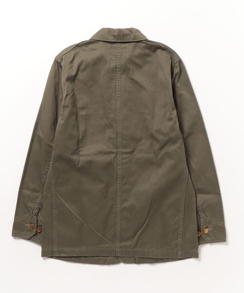 Lee（リー）の「【Lee/リー】ピスネームタグデザイン オーバーサイズ  ツイルカバーオール/ワークジャケット（カバーオール・メンズ・オリーブ/ベージュ・M/L）」の14枚目の写真