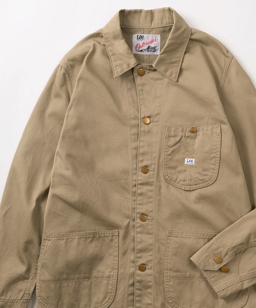 Lee ベージュ カバーオール コーデュロイ襟 Lee（リー）｜カバーオール（ベージュ系）一覧 - WEAR