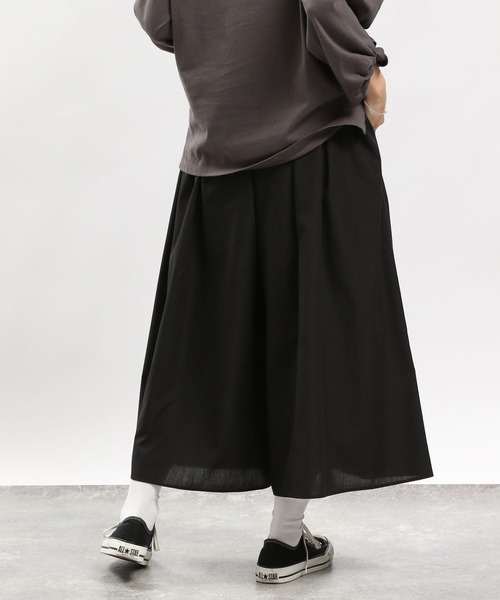 GLOBAL WORK Smile Seed Store(グローバルワーク スマイルシードストア)の「スカート見えパンツ/976992(その他パンツ・レディース・チェック/ブルー系その他/ブラック/ブルー系その他2/グレー系その他・X-LARGE/LARGE/SMALL/MEDIUM)」の17枚目の写真