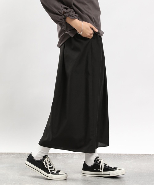 GLOBAL WORK Smile Seed Store(グローバルワーク スマイルシードストア)の「スカート見えパンツ/976992(その他パンツ・レディース・チェック/ブルー系その他/ブラック/ブルー系その他2/グレー系その他・X-LARGE/LARGE/SMALL/MEDIUM)」の16枚目の写真