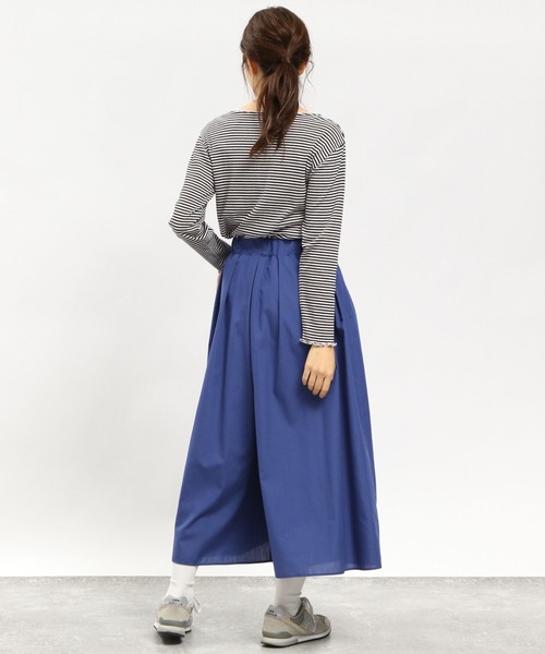 GLOBAL WORK Smile Seed Store(グローバルワーク スマイルシードストア)の「スカート見えパンツ/976992(その他パンツ・レディース・チェック/ブルー系その他/ブラック/ブルー系その他2/グレー系その他・X-LARGE/LARGE/SMALL/MEDIUM)」の10枚目の写真