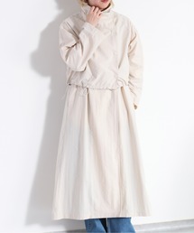 cepo（セポ）の「ハイネックドロストショートブルゾン＋ロングジレ　3WAYレイヤーコート（セットアップ）」