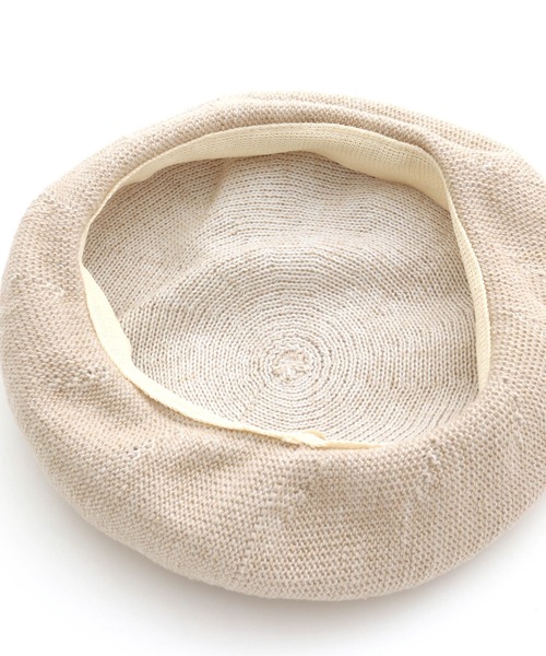 MAKE YOUR DAY(メイクユアデイ)の「サマーニットベレー帽(ハンチング/ベレー帽・キッズ・オレンジ/ブラック/ベージュ・56/54/52/50)」の10枚目の写真