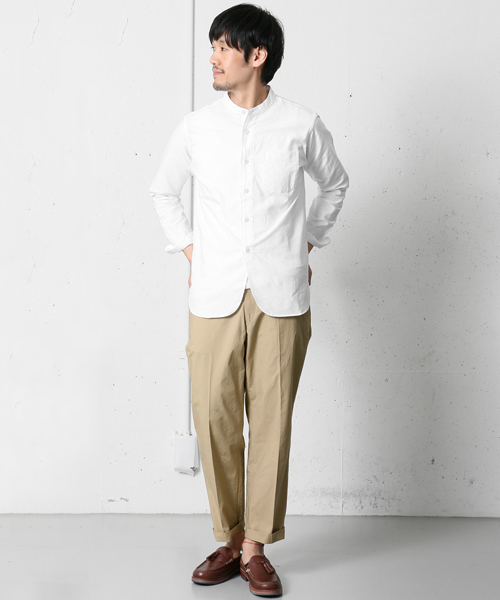 URBAN RESEARCH DOORS MENS（アーバンリサーチ ドアーズ メンズ）の「FORK＆SPOON ライトウェイトクロップドトラウザー（その他パンツ・メンズ・ホワイト/ネイビー/ベージュ・40/38）」の8枚目の写真