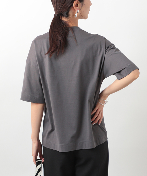 VERMEIL par iena(ヴェルメイユパーイエナ)の「【SLOANE/スローン】別注Tシャツ(Tシャツ/カットソー・レディース・ホワイト/ネイビー/グレー/ピンク/レッド/ライトグレー・FREE)」の8枚目の写真