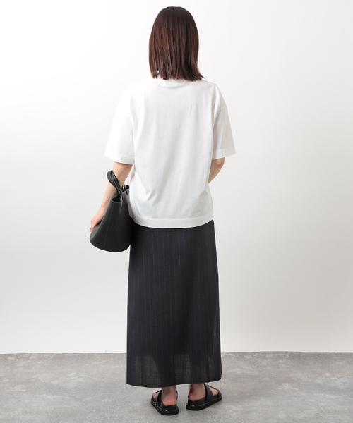 VERMEIL par iena(ヴェルメイユパーイエナ)の「【SLOANE/スローン】別注Tシャツ(Tシャツ/カットソー・レディース・ホワイト/ネイビー/グレー/ピンク/レッド/ライトグレー・FREE)」の19枚目の写真