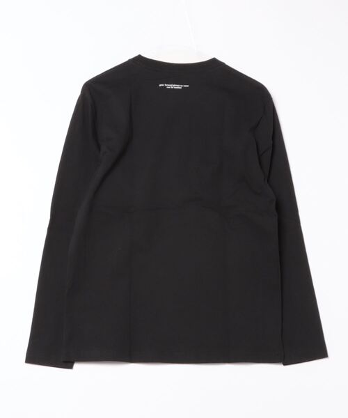 VIBGYOR(ヴィブジョー)の「ヘヴィウェイト天竺 プリント 長袖 クルーネック(Tシャツ/カットソー・メンズ・ホワイト/ブラック・MEDIUM/LARGE)」の11枚目の写真