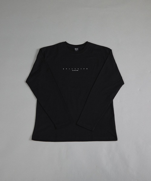 VIBGYOR(ヴィブジョー)の「ヘヴィウェイト天竺 プリント 長袖 クルーネック(Tシャツ/カットソー・メンズ・ホワイト/ブラック・MEDIUM/LARGE)」の1枚目の写真