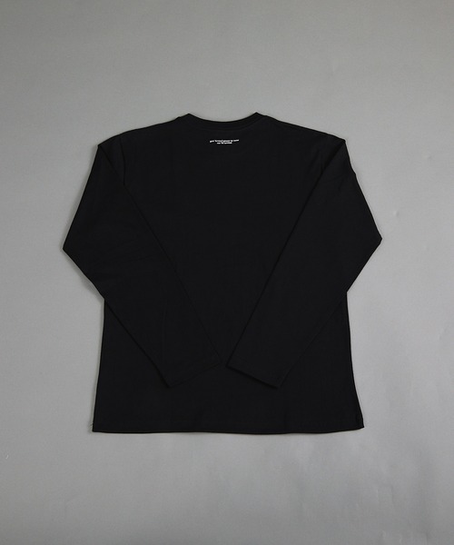 VIBGYOR(ヴィブジョー)の「ヘヴィウェイト天竺 プリント 長袖 クルーネック(Tシャツ/カットソー・メンズ・ホワイト/ブラック・MEDIUM/LARGE)」の10枚目の写真