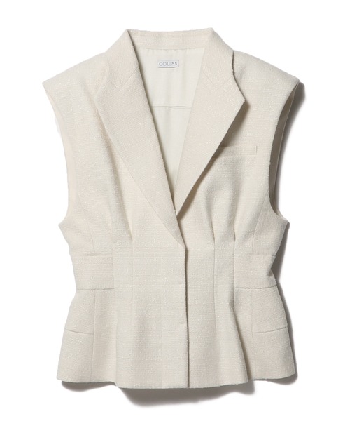 COLUMN（コラム）の「COLUMN / ウエストシェイプジレ（ベスト）」 - WEAR