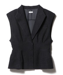 24SS ESTNATION COLUMN ウエストシェイプジレ　ネイビー　38 COLUMN（コラム）の「COLUMN / ウエストシェイプジレ（ベスト）」 - WEAR