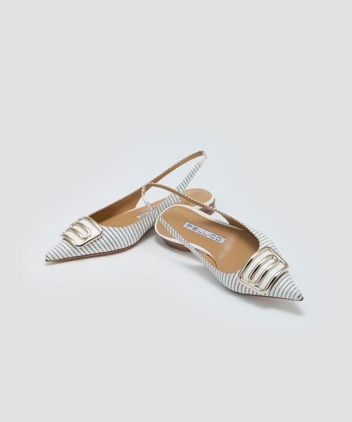 PELLICO（ペリーコ）の「CUORE デュエ アネッリ バックスリング パンプス 1.0cm STRIPE（パンプス・レディース・ストライプ・35/38/37.5/37/36/35.5/36.5）」の2枚目の写真