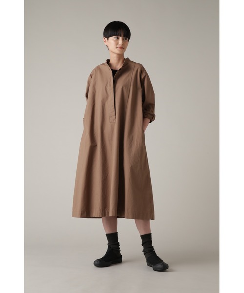 MHL.（エムエイチエル）の「DRY COTTON LINEN PLAINWEAVE（ワンピース