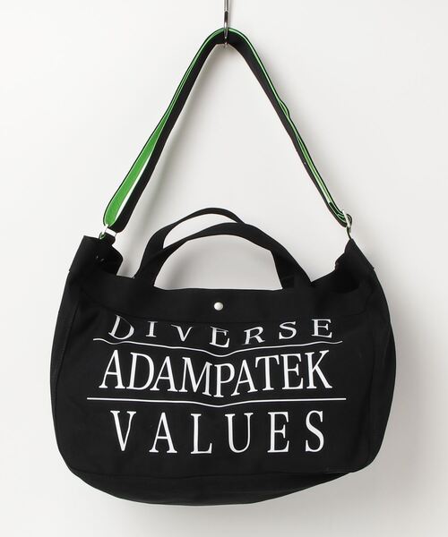 ADAM PATEK(アダムパテック)の「【ADAMPATEK/アダムパテック】news paper bag/ニュースペーパーバッグ(ショルダーバッグ・レディース・ブラック/ホワイト・FREE)」の20枚目の写真