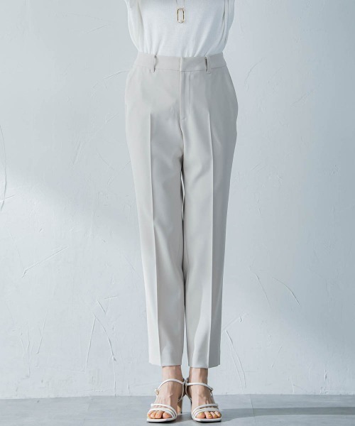 ロートレアモン（LAUTREAMONT）/ステファニーダブルクロスパンツ≪ストレッチ/洗える/シワになりにくい≫ セール】ステファニーダブルクロスパンツ≪ストレッチ/洗える/シワに