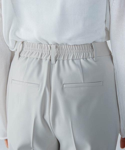 セール】ステファニーダブルクロスパンツ≪ストレッチ/洗える/シワに