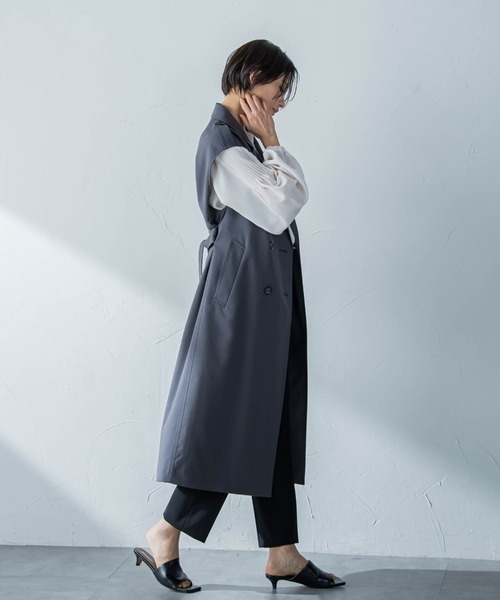 セール】ステファニーダブルクロスパンツ≪ストレッチ/洗える/シワに