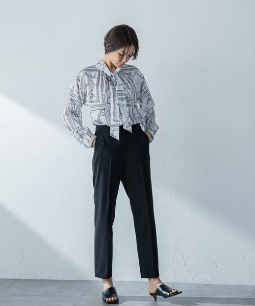 セール】ステファニーダブルクロスパンツ≪ストレッチ/洗える/シワに