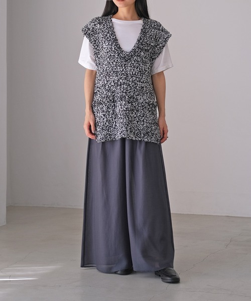 AKTE（アクテ）の「シアーワイドパンツ（その他パンツ）」 - WEAR