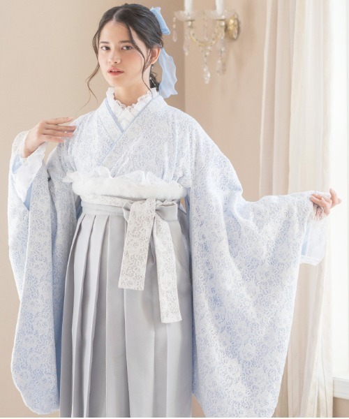 Catherine Cottage(キャサリンコテージ)の「着付け簡単! レトロモダン レディース袴セット(着物・レディース・A/C/D/E/F/B・M)」の1枚目の写真