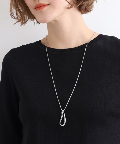 grove（グローブ）の「◆しずくメタルワントップネックレス（ネックレス・レディース・ピンクゴールド/ゴールド/シルバー・00）」の7枚目の写真