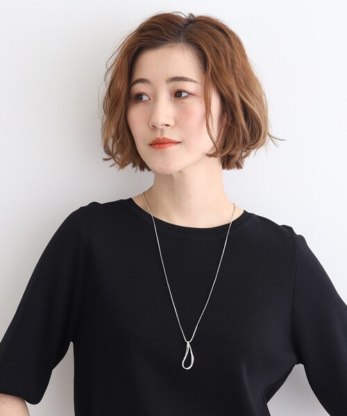 grove（グローブ）の「◆しずくメタルワントップネックレス（ネックレス・レディース・ピンクゴールド/ゴールド/シルバー・00）」の8枚目の写真