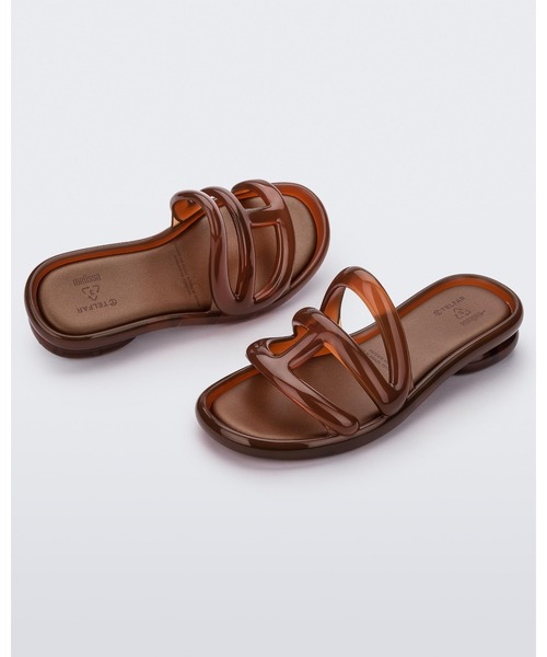 melissa（メリッサ）の「MELISSA X TELFAR JELLY SLIDE（サンダル・レディース・クリア/ブラック/ブラウン/ピンク・37/38/39/40/35-36/41-42）」の3枚目の写真