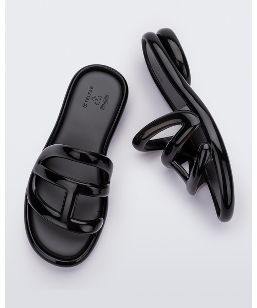 melissa（メリッサ）の「MELISSA X TELFAR JELLY SLIDE（サンダル・レディース・クリア/ブラック/ブラウン/ピンク・37/38/39/40/35-36/41-42）」の18枚目の写真