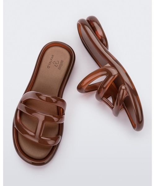 melissa（メリッサ）の「MELISSA X TELFAR JELLY SLIDE（サンダル・レディース・クリア/ブラック/ブラウン/ピンク・37/38/39/40/35-36/41-42）」の11枚目の写真