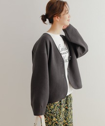 URBAN RESEARCH DOORS（アーバンリサーチドアーズ）の「キルトVネックジャケット（その他アウター・レディース）」