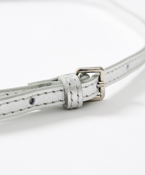 RIVE DROITE(リヴドロワ)の「レザーマルチポシェット(ショルダーバッグ・レディース・ブラック/シルバー・FREE)」の20枚目の写真