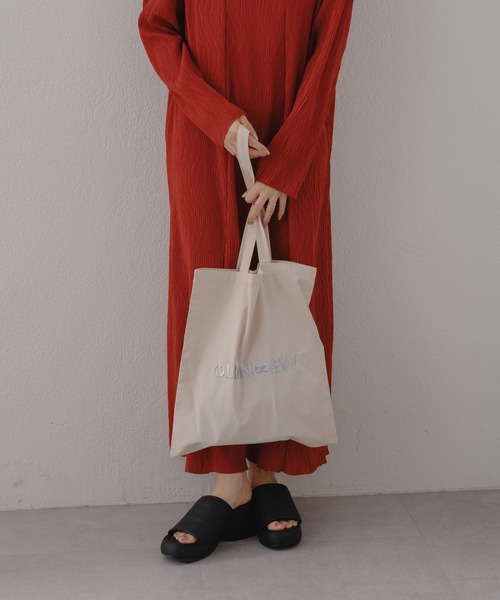 Kastane（カスタネ）の「【A4/PCサイズ】カラーマルチトートBAG（トートバッグ・レディース・アイボリー/ブラック/ライトグレー/ライム/サーモンピンク・FREE）」の10枚目の写真