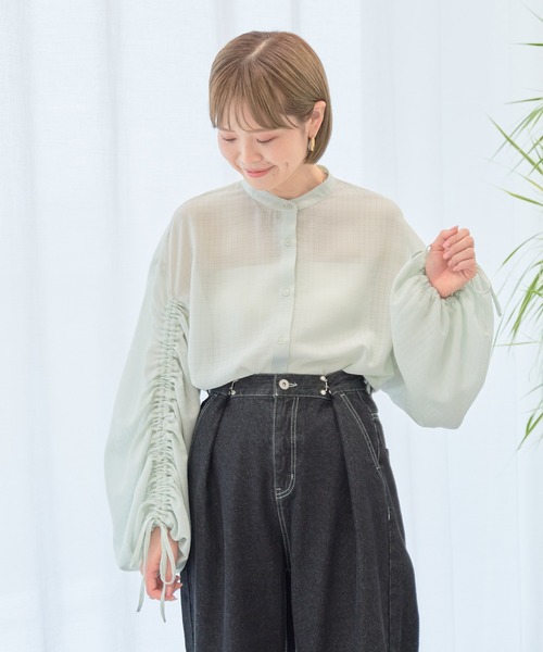 Mystrada ドロストスリーブシャツ マイストラーダ ドロストスリーブシャツ M