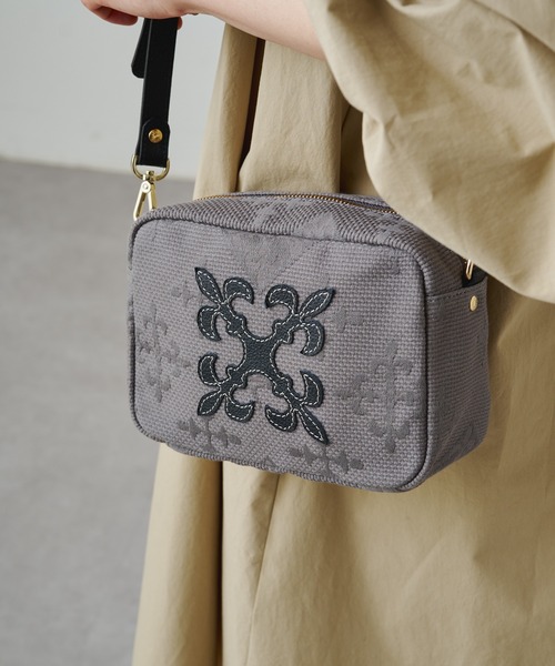 russet（ラシット）の「［WEB限定］刺し子ミニショルダーバッグ