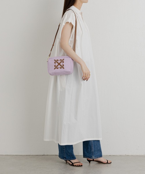 russet（ラシット）の「［WEB限定］刺し子ミニショルダーバッグ