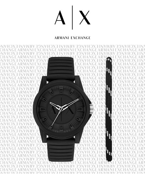 ARMANI EXCHANGE(アルマーニエクスチェンジ)の「アルマーニ・エクスチェンジ 腕時計 メンズ アナログ シリコン AX7159SET(アナログ腕時計・メンズ・ブラック・FREE)」の16枚目の写真